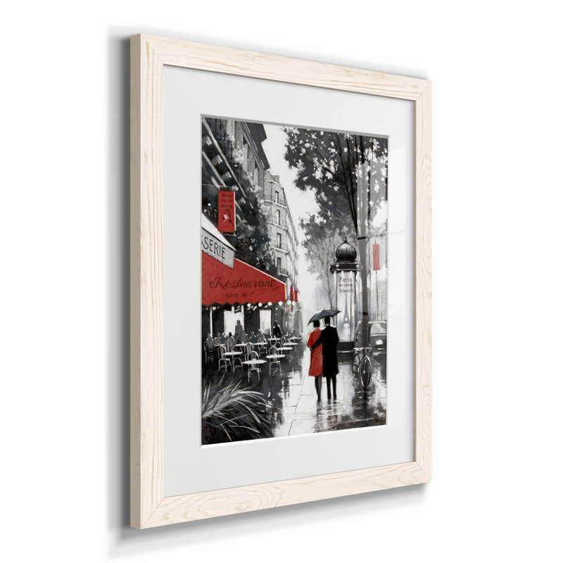 Vue de l'empire - reproduction d'art, Papier encadré blanc, H 24 po x l 18 po x P 1,5 po, Blanc