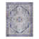 Samira Tiefi Navy Blue Ivory Multi Machine Washable Traditional Medallion Indoor Area Rug, Flat Pile for Living Room & Bedroom