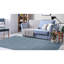 Tapis bleu en laine touffeté à la main Hunsberger-27794164