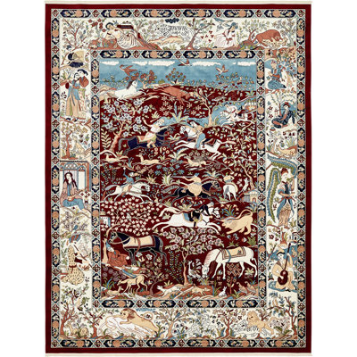 Tapis de style oriental multicolore Ledger