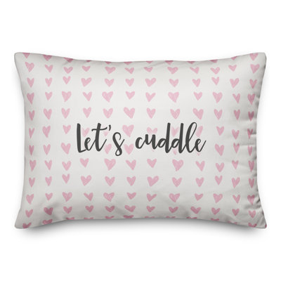  Let's Cuddle Throw Pillow