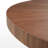 Irregular Round Solid Wood Walnut Coffee Table