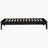 Spivey Black Twin Universal Platform Bed