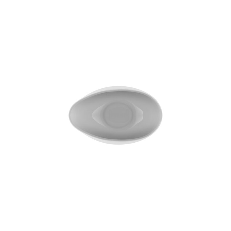 Élégant bol en porcelaine blanche, 3,9 x 5,5 x 1,2 pouces | 100% porcelaine durable, parfaite pour servir des collations ou des salades | Conception élégante pour les repas à la maison et les réceptions, idéal pour toutes les occasions