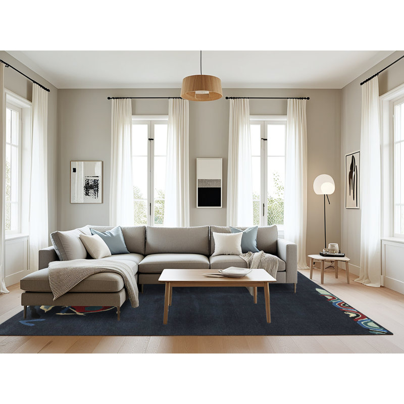 Abstract Indoor Rug, Rectangle 8' x 10'