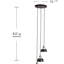Ensemble de lustre moderne 3 lumières Renmarco-776957695-776957694