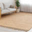 Chunky Braided Jute Area Rug with Tassels | 4' x 6' | Natural-769668749