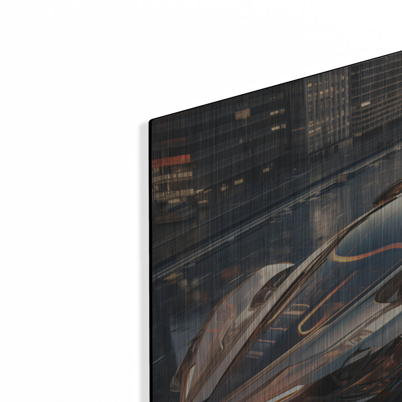 Art mural en métal luxueux «Sky Piercer» par r3darch0n, H 24 po x l 24 po