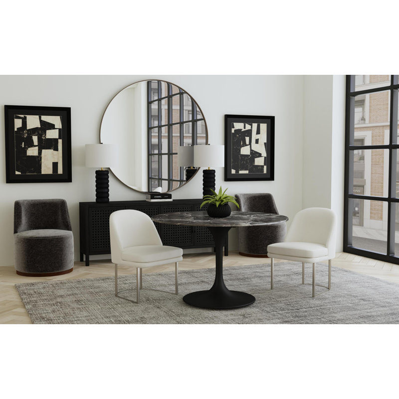 Brooks Upholstered Swivel Chair