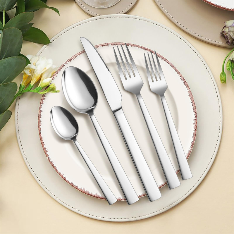 Brayden Studio Callyn 60 Piece Stainless Steel Cutlery Set , Service for 12