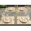 Plateau de service et napperon convertible 2-en-1 Freeform, plateau en similicuir de qualité supérieure - plateau repose-pieds, plateau de canapé et plateau pour genoux avec poignées, plateau réversible - champagne et bronze, 4 pièces-1583432114-1600884436