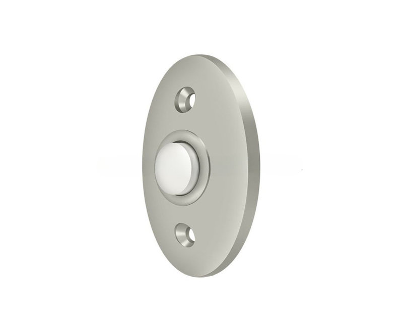 Bouton de sonnette; Standard; Finition nickel satiné, Nickel satiné