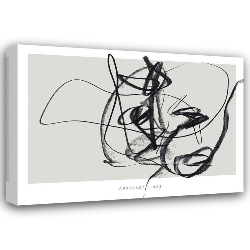 «Ivy Bronx Design Fabrikken Gallery», art sur toile tendue: Lines 2, H 14 po x l 18 po