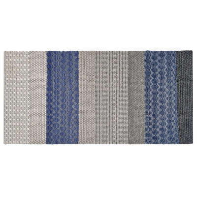Maywood Striped Wool Hand Woven Area Rug