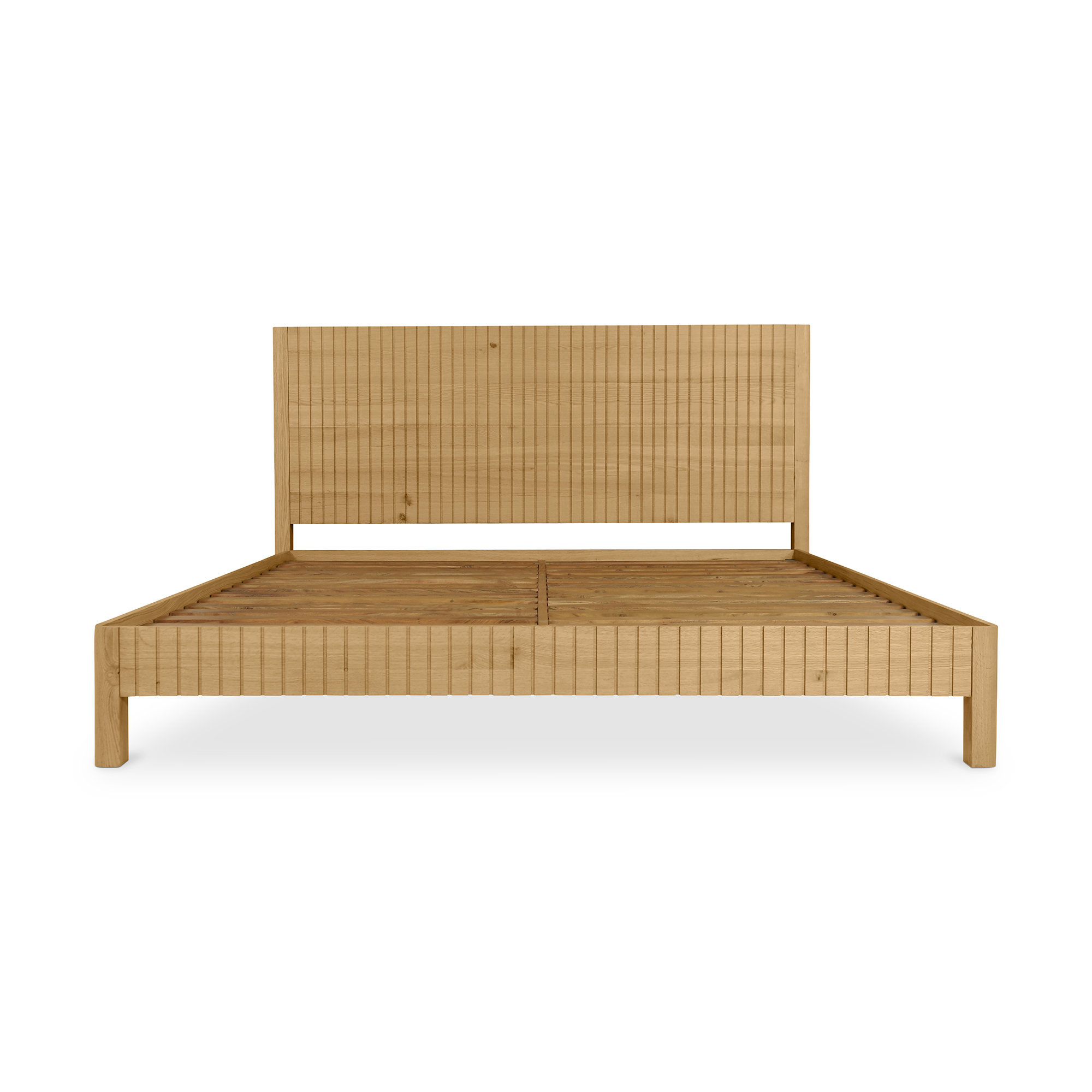 Daley Upholstered Bed, Queen, Natural