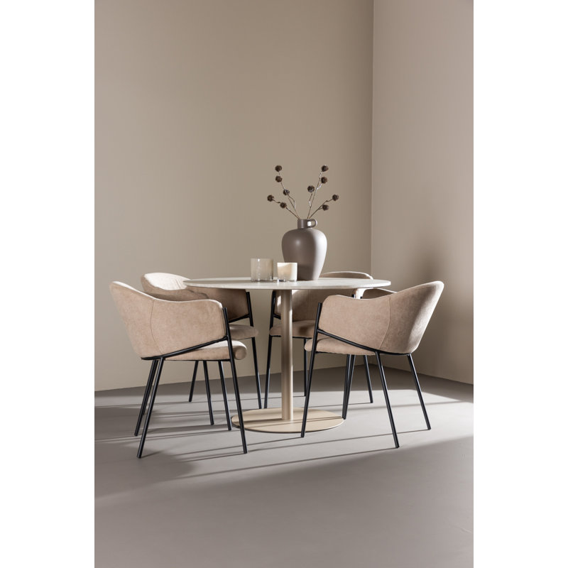 Hysley 4 - Person Dining Set