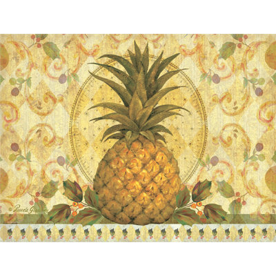 Pimpernel Pineapple 16" Cork Placemat