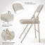 Ensemble de 4 chaises pliantes empilables et rembourrées Latitude Run®-584460363