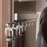 Rev-A-Shelf BRCPOSL-14-BZ-1 14 Inch Pop Out Deluxe Belt And Tie Rack, Bronze