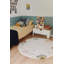 Hand Tufted Cotton Area Rug in Beige