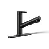 Crue Pull-Out Kitchen Sink Faucet, Pull-Out Laundry Faucet with Three-Function Sprayhead