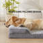 Canapé-lit orthopédique pour chien en mousse à mémoire de forme avec traversin de soutien, housse lavable amovible et support articulaire-88152552-113956656