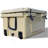 Khaki Color Ice Cooler Box 65QT Camping Ice Chest Beer Box Outdoor Fishing Cooler