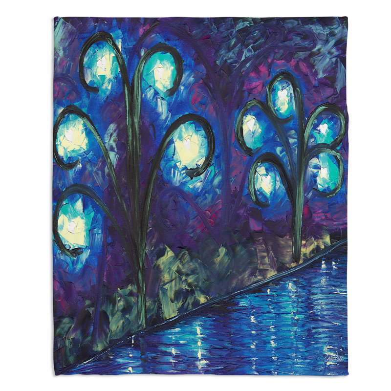 Couverture sherpa doux twilight of love, l 68 po x L 80 po