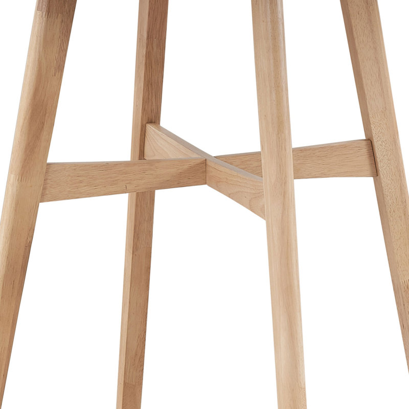 Table de bar ronde surdimensionnée de 31,5 pouces, table de salle à manger en bois à haut plateau de cuisine pour pub, salon, restaurant, bar à cocktails