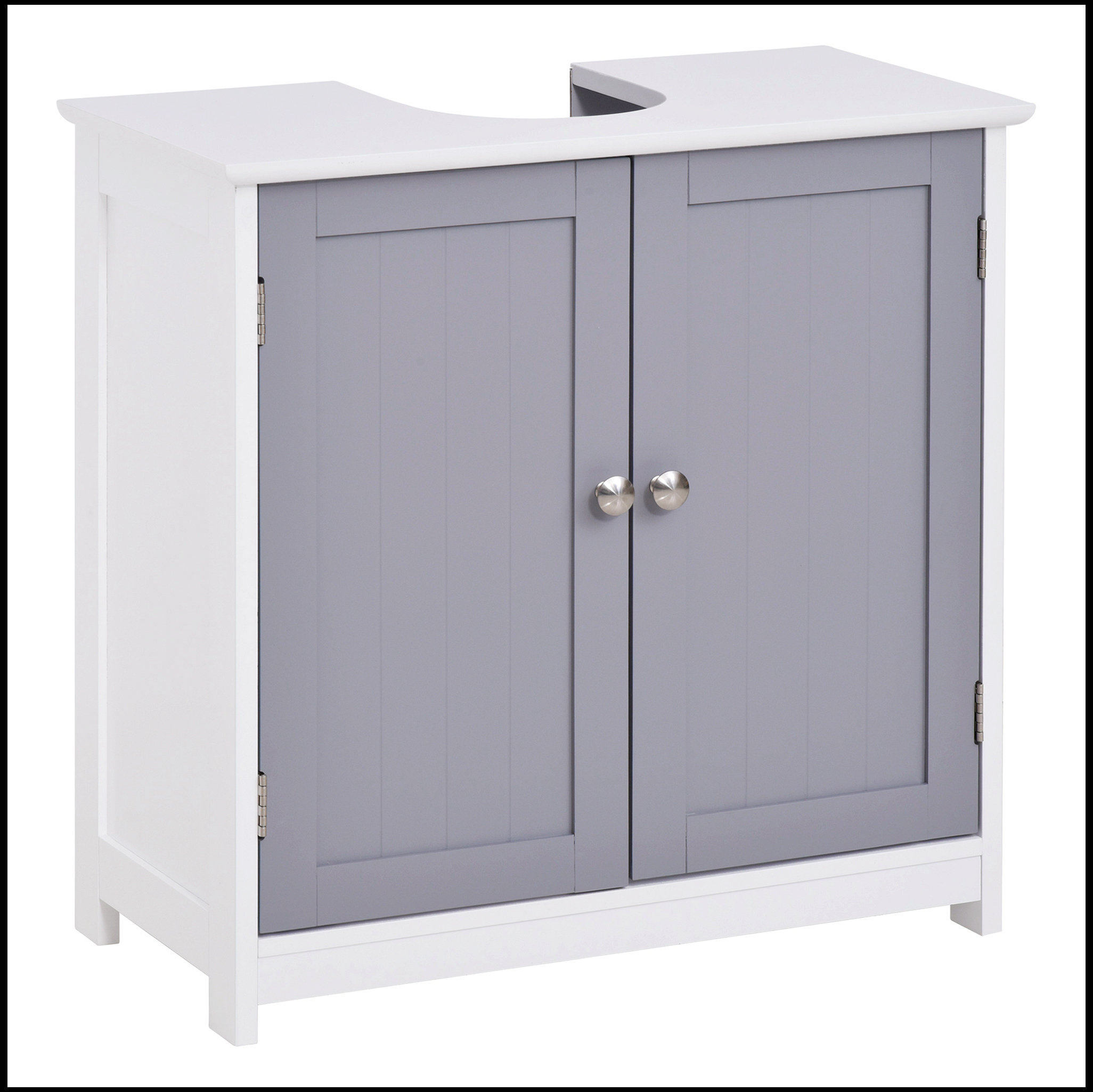 Lark Manor™ kleankin Pedestal Sink Storage Cabinet, Vanity Base Cabinet ...