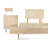 Lap 21.7'' W Solid Wood Nightstand-12837229