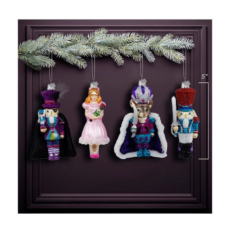 Noble Gems™ 5'' Glass Animals Hanging Figurine Ornament