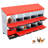 Nesting Boxes For Chickens, Chicken Nesting Box, Roll Away Nesting Box, Chicken Laying Boxes, Nesting Box For Hens With Lid Cover For Chicken Coop, 10 Compartments, Red