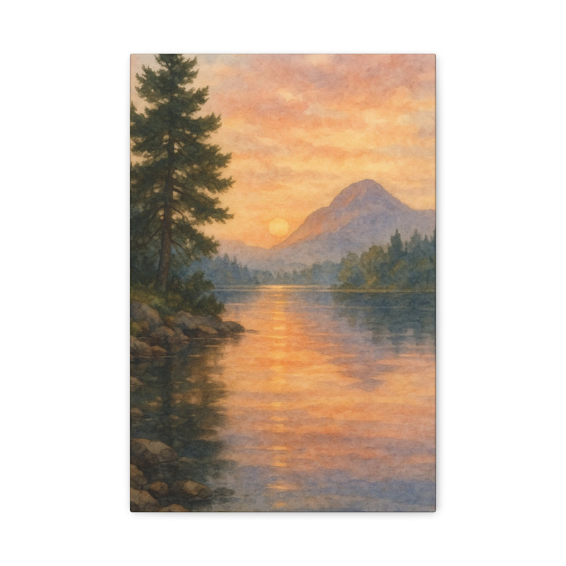 Aaroon Single Picture Frame Print on Canvas, 45.72 cm H x 30.48 cm W