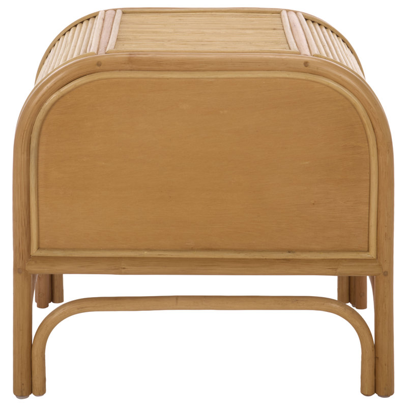 Table de chevet en rotin Rehanne