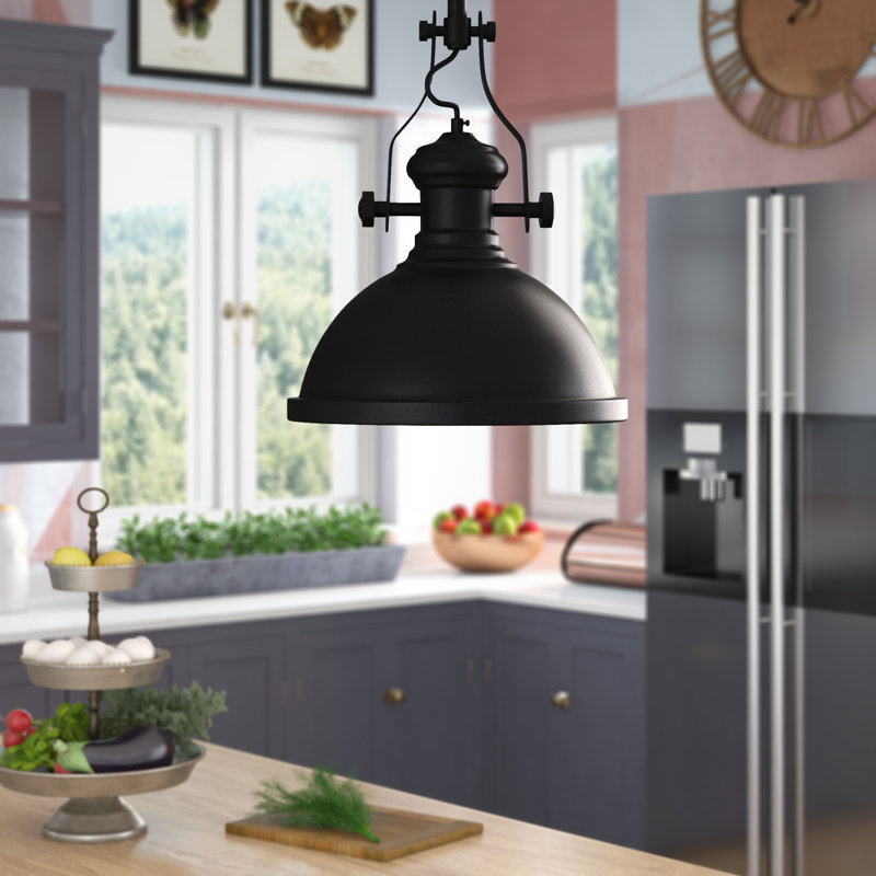 Pawel 1 - Light Black Single Pendant