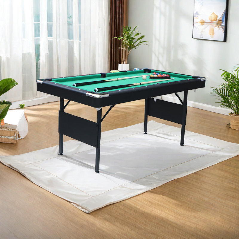 Table multi-jeux 65,75 L, Vert / noir