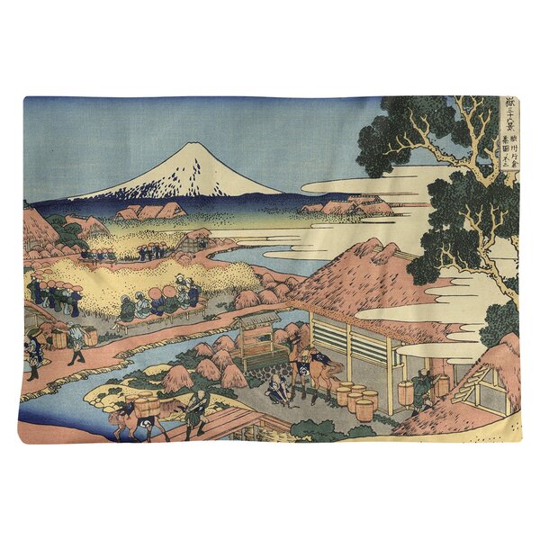 Bless International Katsushika Hokusai Cities & Maps Rectangle Placemat 