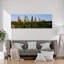 «Downtown Houston», art abstrait moderne, art mural de la ville-1797547669