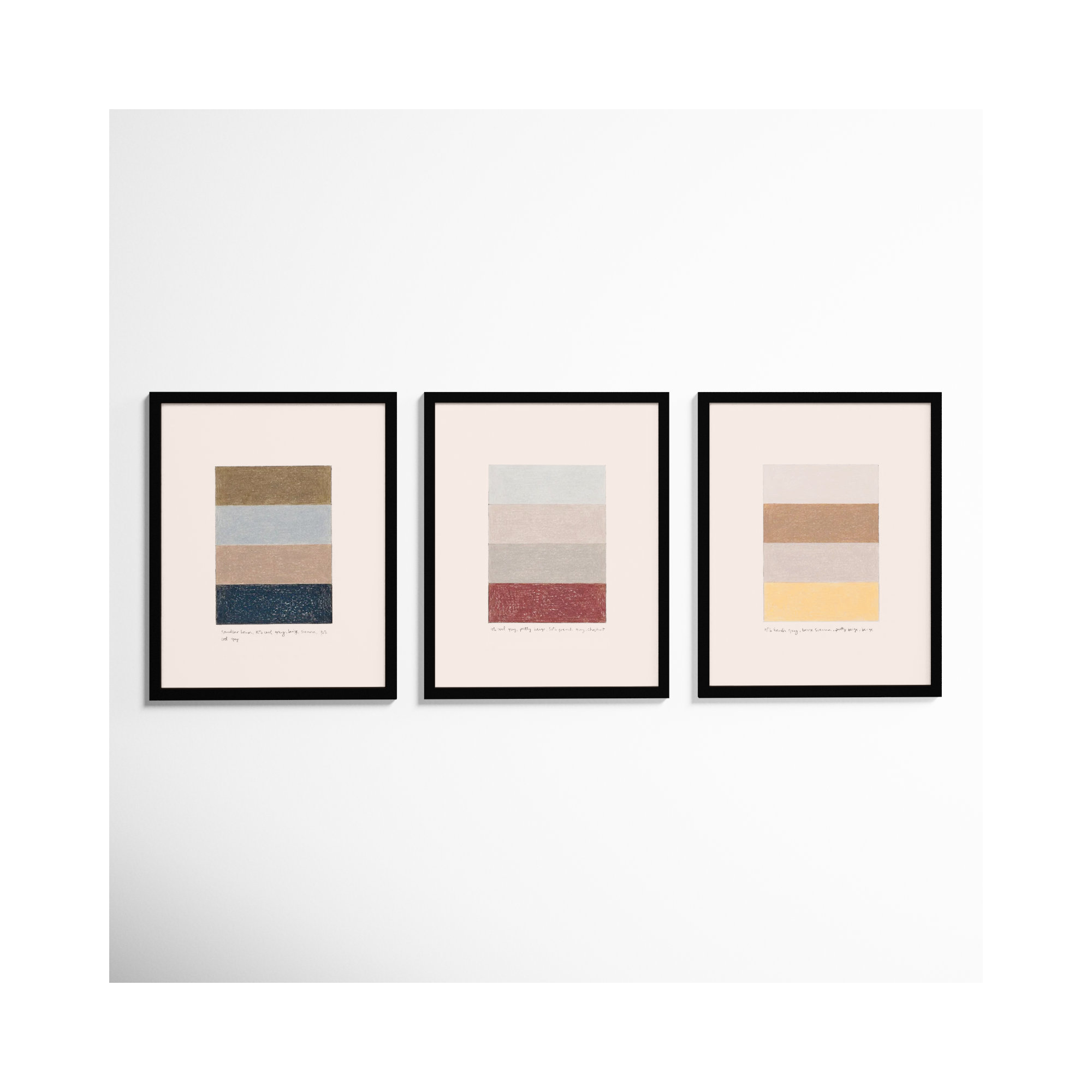 Stacks by Beth James, 20" H x 16" W x 1.25" D, Black Framed