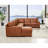 Dillon Leather  Left Chaise Sectional