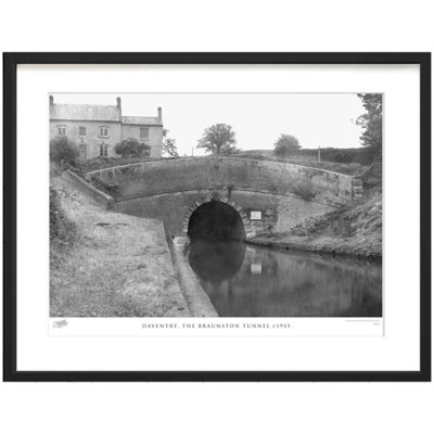 Daventry, the Braunston Tunnel C1955 1 Piece Single Picture Frame Wall Art