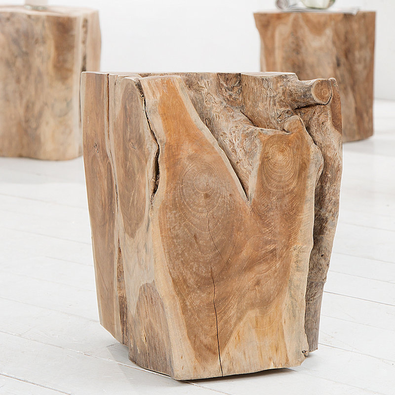 Deleon Solid Wood Accent Stool