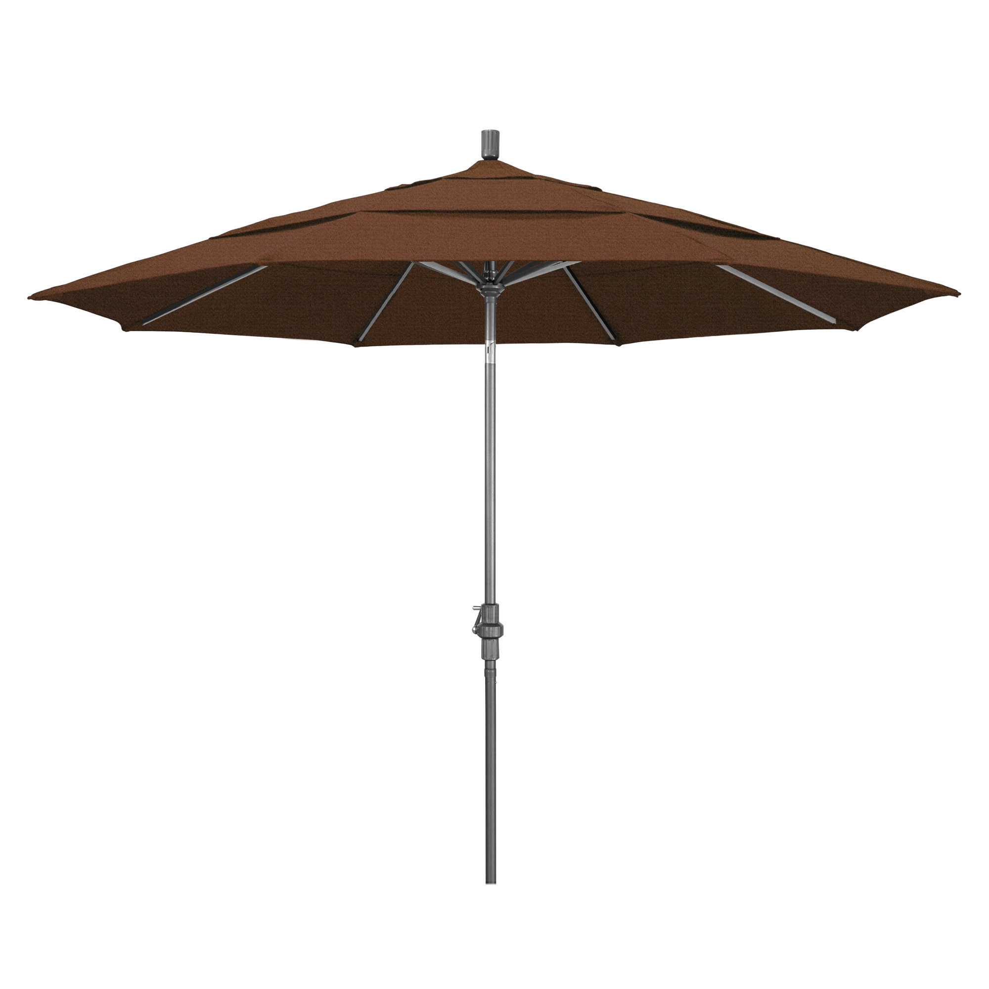 Broadmeade 132'' Sunbrella® Outdoor Umbrella, Canvas Bay Brown Sunbrella® Canvas