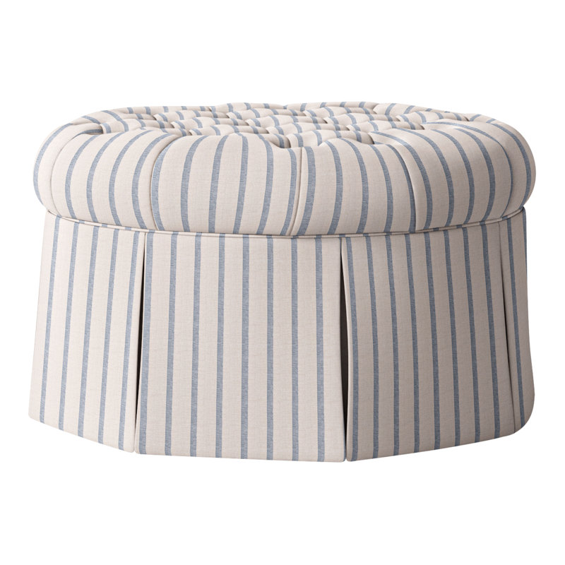 Alma Round Ottoman, Perigold Mixi Sky