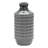 15" Gray Geometric Cylinder Terracotta Table Vase