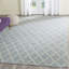 Tapis géométrique en coton tissé à la main Lockbourne-19295705