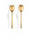 Due 2 Piece Stainless Steel (18/10) Wood Stainless Steel Salad Servers-25880909-25880905