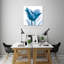 Lust Blue Tulip_H30 - Wrapped Canvas Print-2026292901