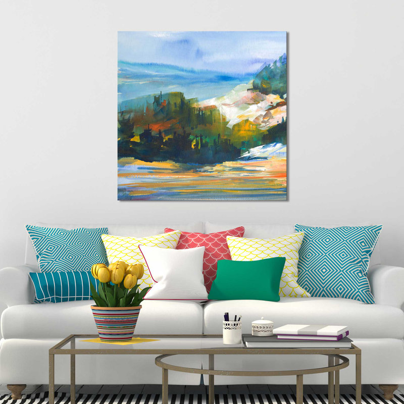 «Morning Light» par Jane Slivka - reproduction d'art sur toile tendue, H 24 po x l 24 po x P 1 po